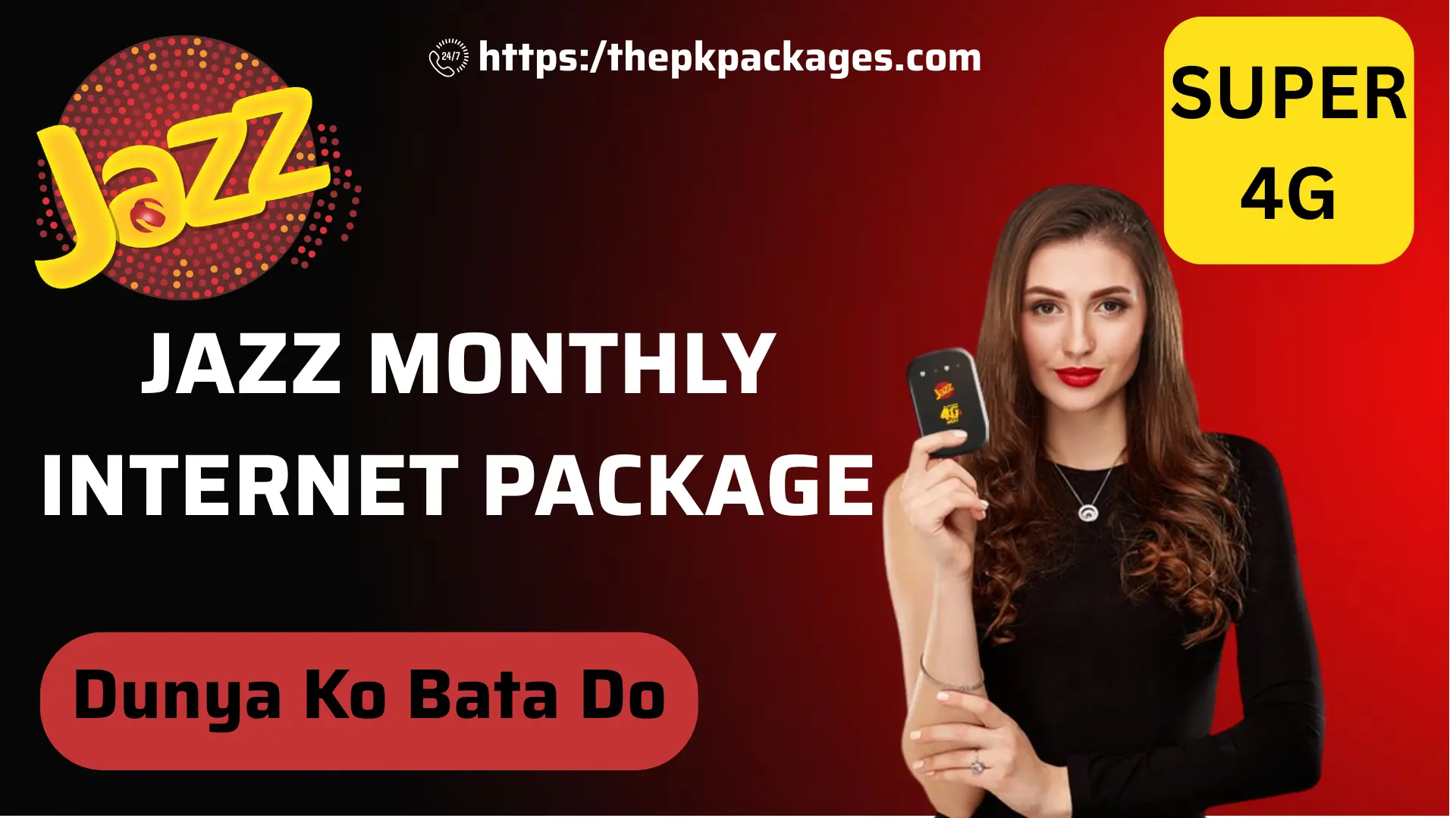 Jazz Internet Packages Monthly