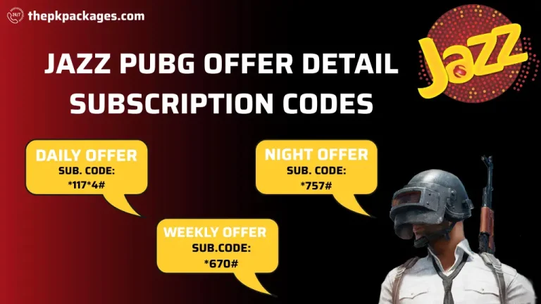 Jazz Pubg Package offers