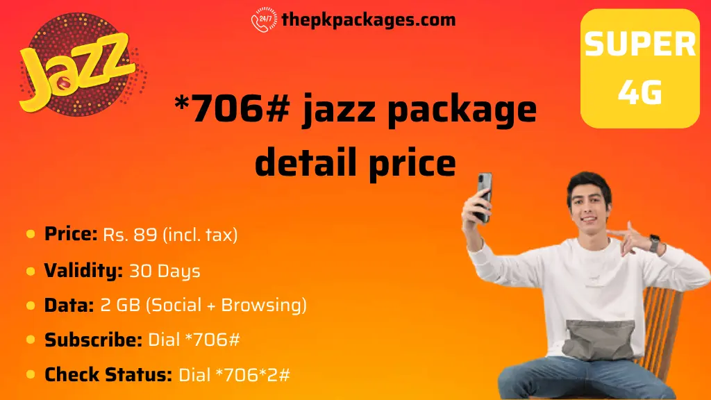 Jazz Monthly Super Duper plus Offer 2 *706# jazz package detail