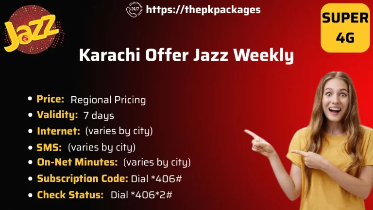 Karachi Offer Jazz Weekly