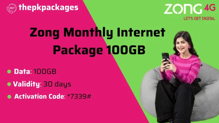 Zong Monthly Internet Package 3 thepkpackagesr