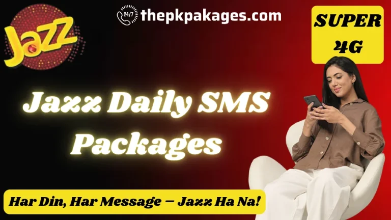 Jazz Daily SMS Packages 2 Jazz Daily SMS Packages