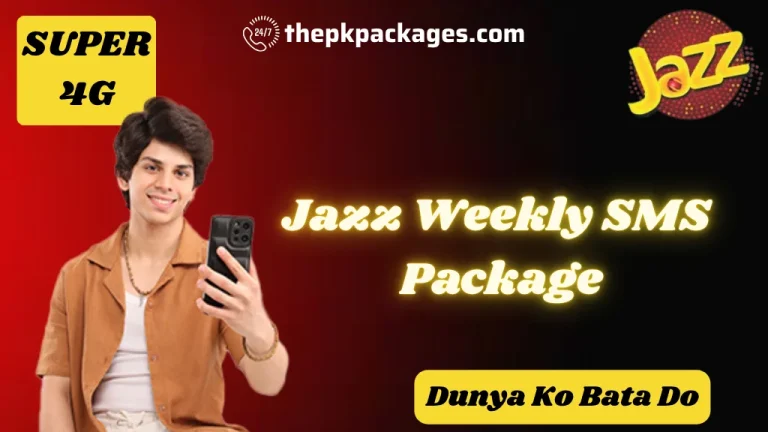 Jazz Weekly SMS Package 7 Jazz Weekly SMS Package