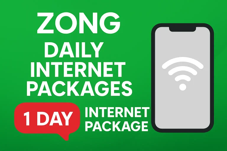 Zong Daily Internet Packages 6 Zong Daily Internet Packages