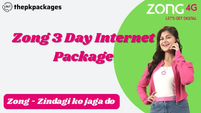 Zong 3 Day Internet Package